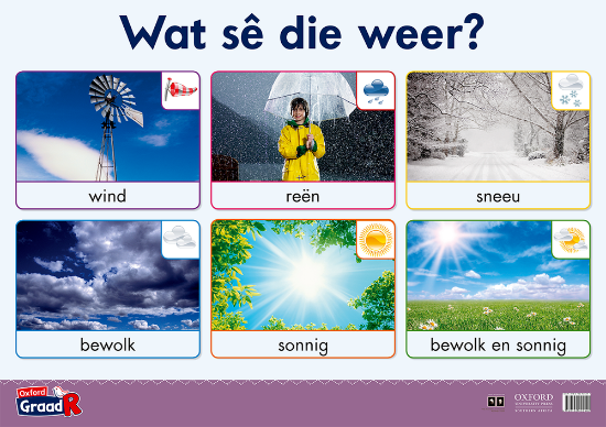 Picture of Wat se die weer?: Graad R: Plakkaat 10