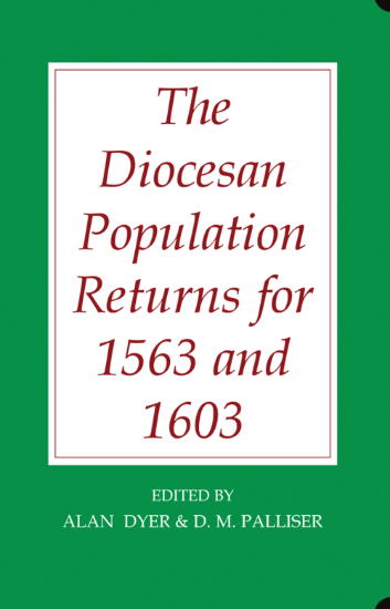 Picture of The Diocesan Population Returns for 1563 and 1603