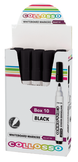 Picture of Collosso Whiteboard Markers Bullet Point Black Box