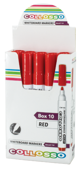 Picture of Collosso Whiteboard Markers Bullet Point Red Box-1