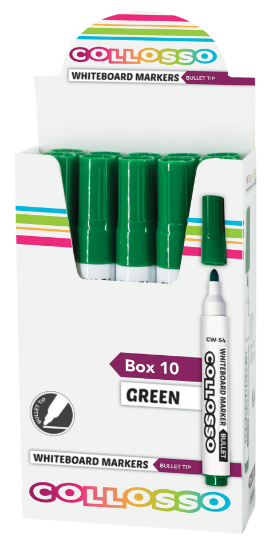 Picture of Collosso Whiteboard Markers Bullet Point Green Box