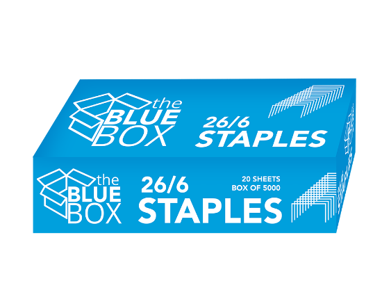 Picture of Staples Blue Box 26/6 5000's