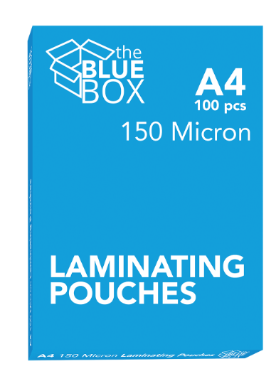 Picture of Bluebox Laminating Pouches A4 150 Micron Box-100