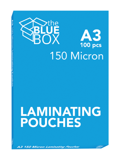 Picture of Bluebox Laminating Pouches A3 150 Micron Box-100