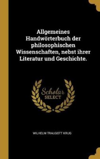 Picture of Allgemeines Handw rterbuch Der Philosophischen Wis