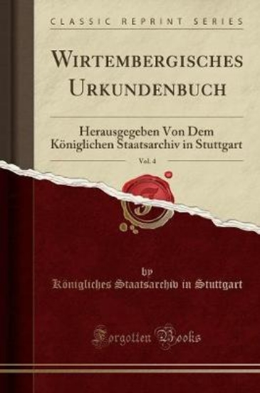 Picture of Wirtembergisches Urkundenbuch, Vol. 4