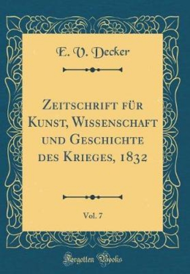 Picture of Zeitschrift F r Kunst, Wissenschaft Und Geschichte