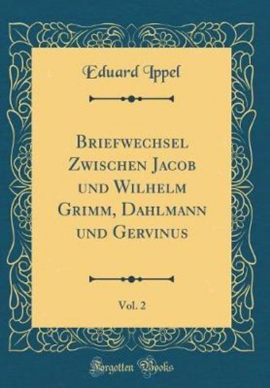 Picture of Briefwechsel Zwischen Jacob Und Wilhelm Grimm, Dah