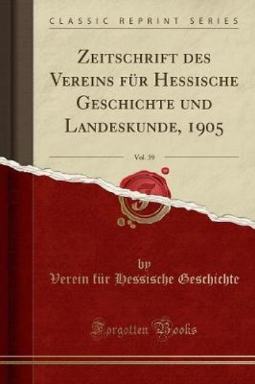 Picture of Zeitschrift Des Vereins F r Hessische Geschichte U