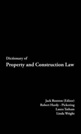 Picture of Dictionary of Property and Construction Law