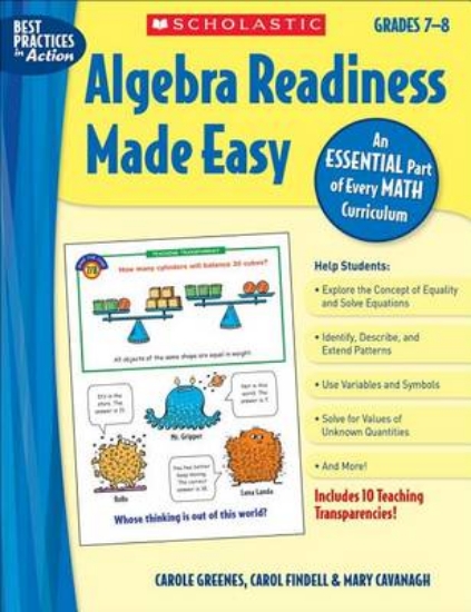 Picture of Algebra Readiness Made Easy: Grades 7-8