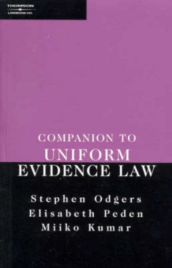 Picture of A Companion to Uniform Evidence Law