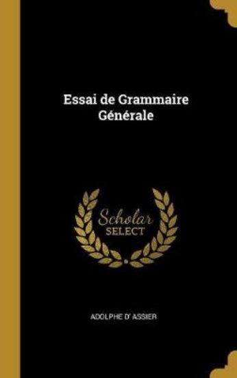 Picture of Essai de Grammaire G n rale