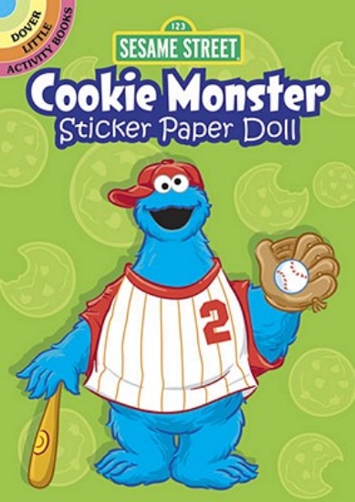 Picture of Sesame Street Cookie Monster Sticker Paper Doll