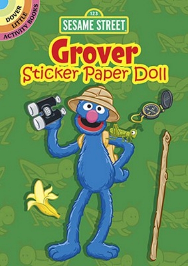 Picture of Sesame Street Grover Sticker Paper Doll