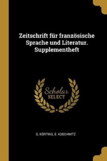 Picture of Zeitschrift F r Franz sische Sprache Und Literatur