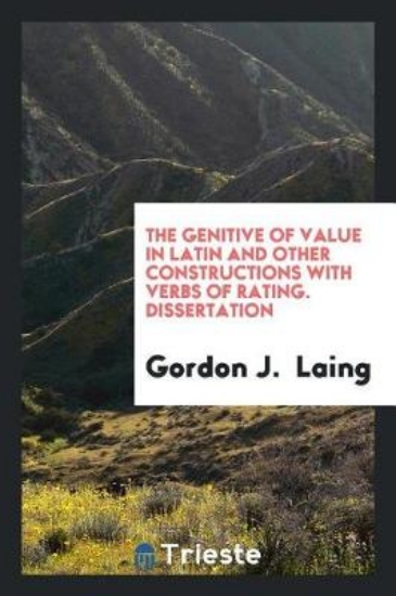 Picture of The Genitive of Value in Latin and Other Construct