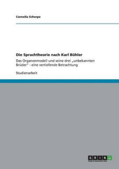 Picture of Die Sprachtheorie nach Karl Buhler