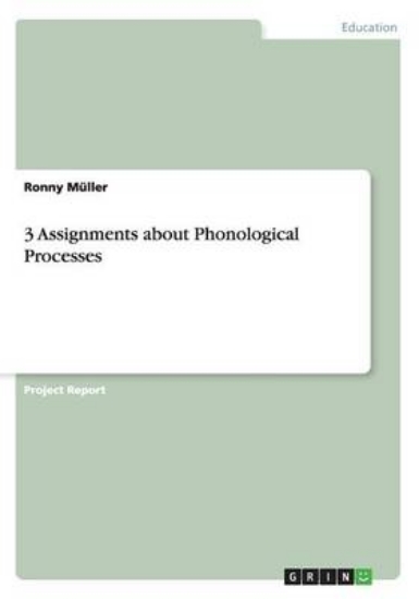 Picture of 3 Assignments about Phonological Processes