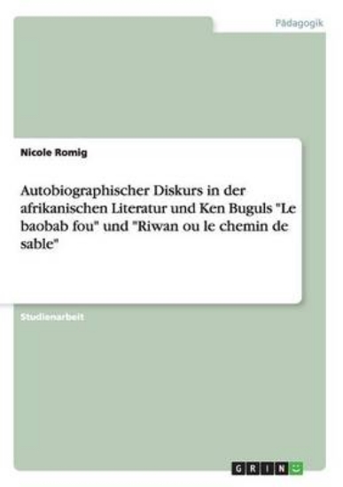 Picture of Autobiographischer Diskurs in der afrikanischen Li