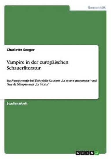 Picture of Vampire in der europaischen Schauerliteratur