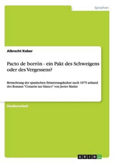 Picture of Pacto de borron - ein Pakt des Schweigens oder des