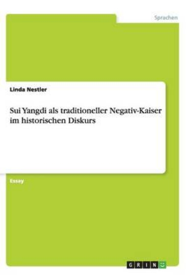 Picture of Sui Yangdi ALS Traditioneller Negativ-Kaiser Im Hi