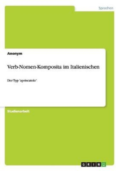 Picture of Verb-Nomen-Komposita im Italienischen