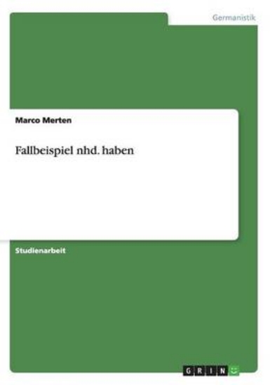 Picture of Fallbeispiel Nhd. Haben