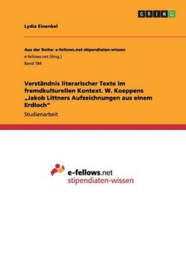 Picture of Verstandnis literarischer Texte im fremdkulturelle