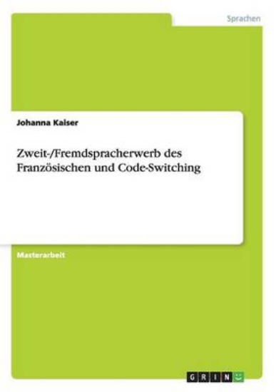 Picture of Zweit-/Fremdspracherwerb des Franzoesischen und Co