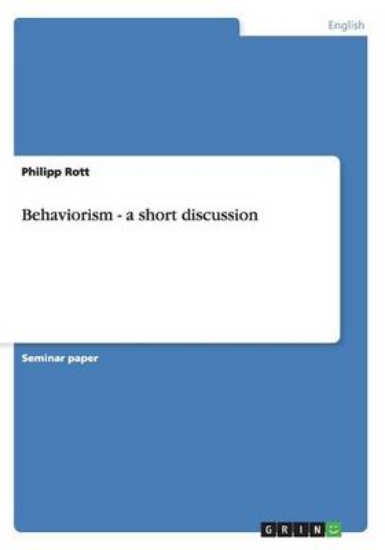 Picture of Behaviorism - a short discussion