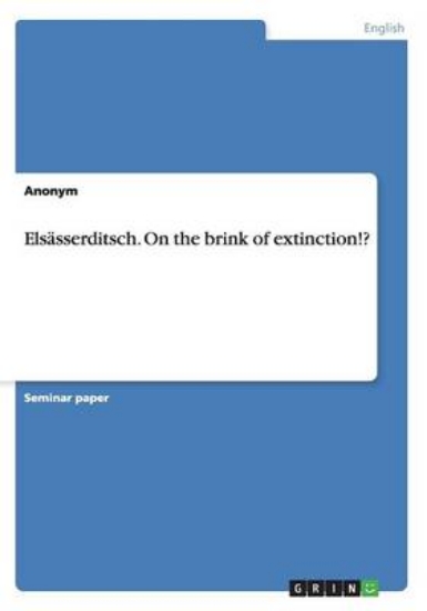 Picture of Elsasserditsch. On the brink of extinction!?