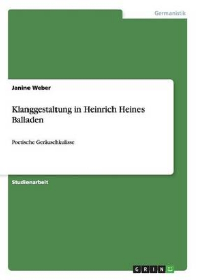 Picture of Klanggestaltung in Heinrich Heines Balladen