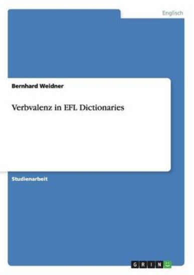 Picture of Verbvalenz in EFL Dictionaries