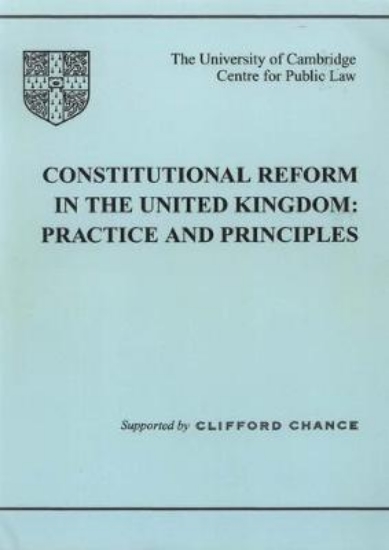 Picture of Constitutional Reform in the United Kingdom