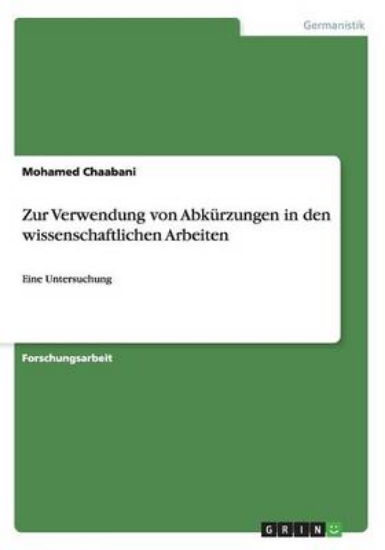 Picture of Zur Verwendung von Abkurzungen in den wissenschaft