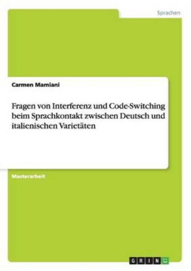 Picture of Fragen Von Interferenz Und Code-Switching Beim Spr