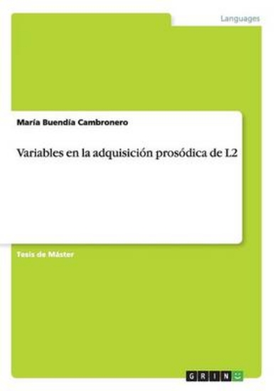 Picture of Variables en la adquisicion prosodica de L2