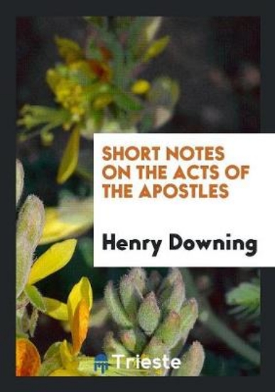 Picture of Short Notes on the Acts of the Apostles