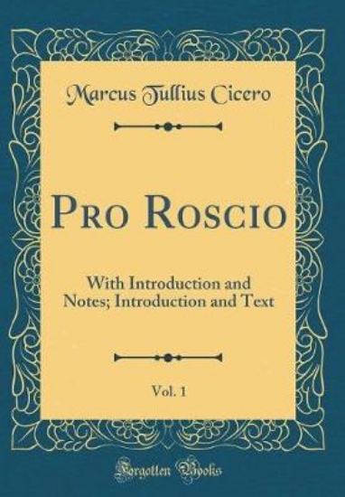 Picture of Pro Roscio, Vol. 1