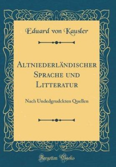 Picture of Altniederlandischer Sprache Und Litteratur