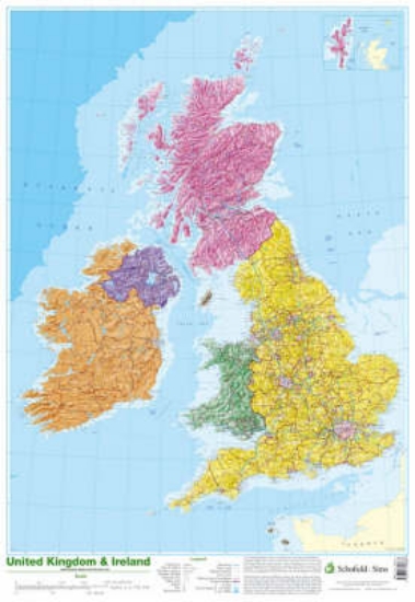 Picture of Map of UK and Ireland