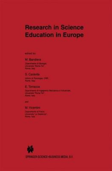 Picture of Research in Science Education in Europe