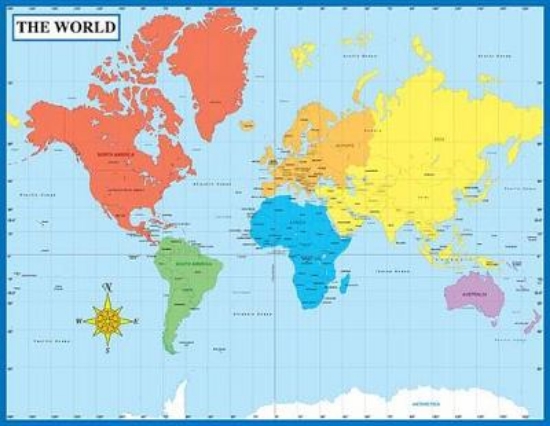 Picture of Map of the World Chart