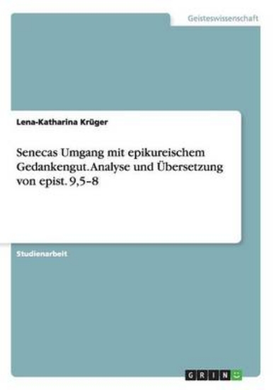 Picture of Senecas Umgang mit epikureischem Gedankengut. Anal