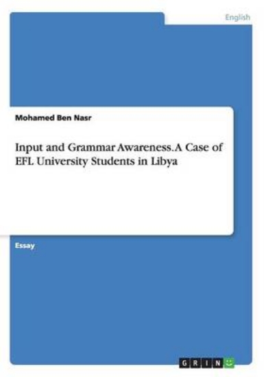 Picture of Input and Grammar Awareness. a Case of Efl Univers