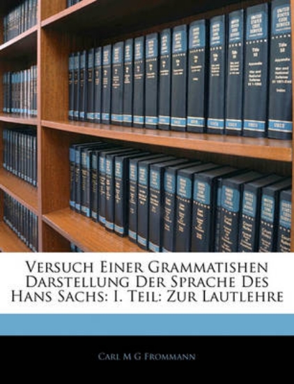 Picture of Versuch Einer Grammatishen Darstellung Der Sprache