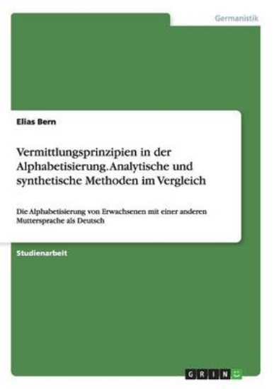 Picture of Vermittlungsprinzipien in der Alphabetisierung. An