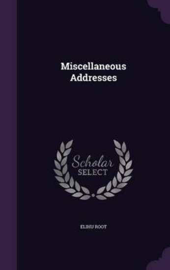 Picture of Miscellaneous Addresses